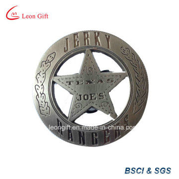 Promoção Jerky Logo Design Custom Militar Tin Badge